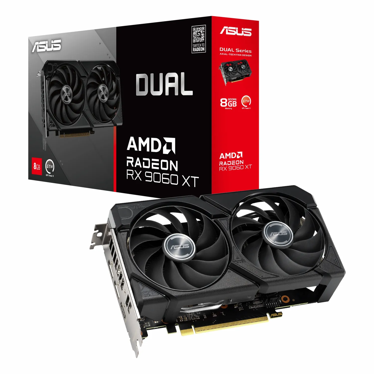 کارت گرافیک ایسوس مدل Dual RX 9060 OC Edition 8GB GDDR6